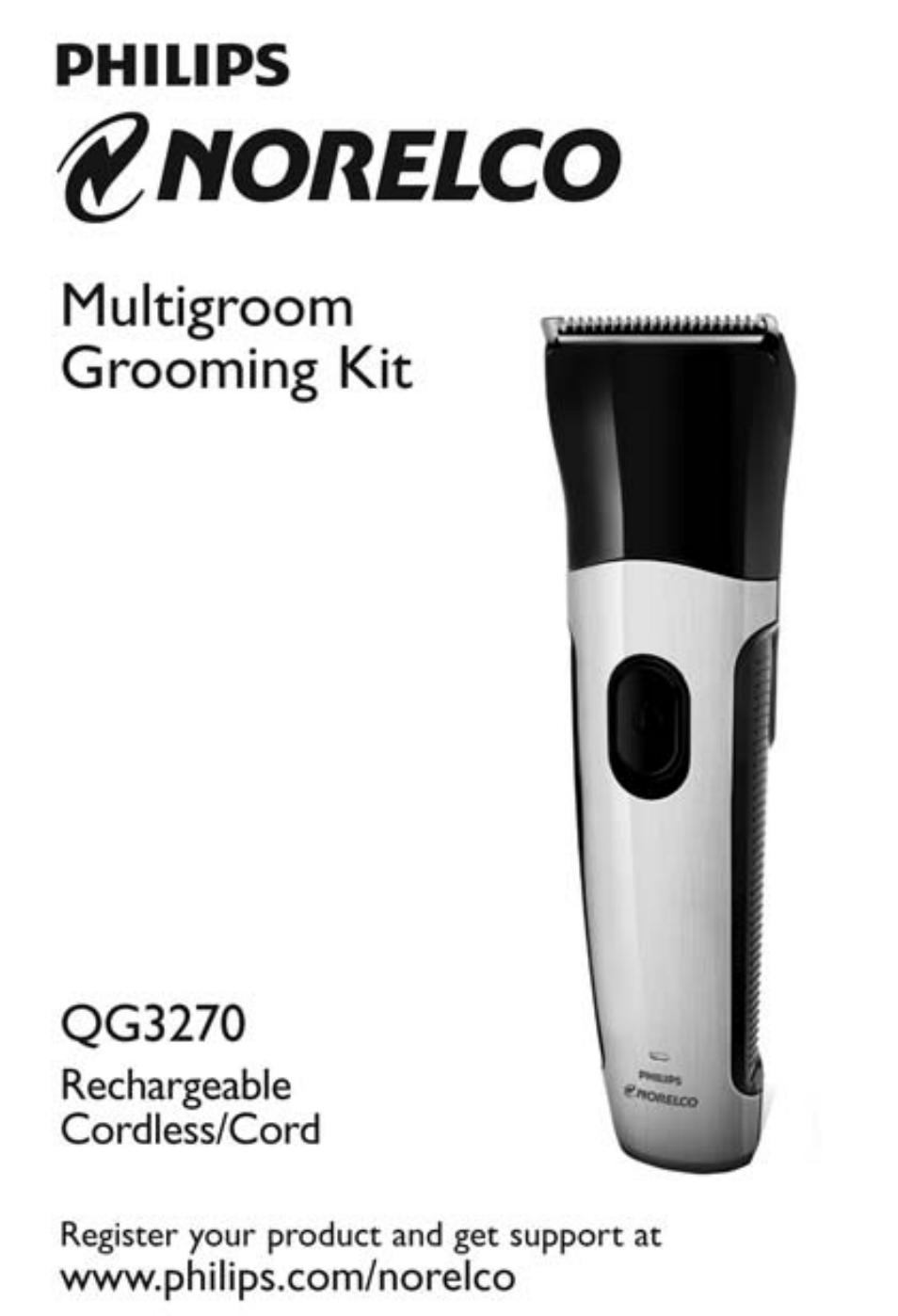 Philips QG3270-41 User Manual | 13 pages