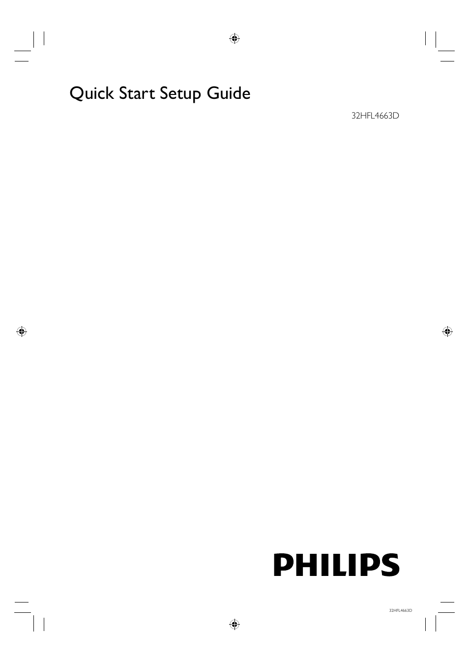 Philips 32HFL4663D-F7 User Manual | 12 pages