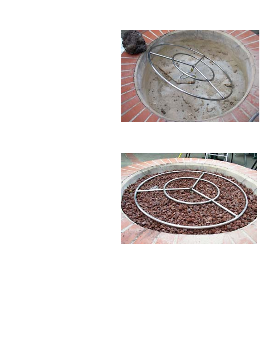 Step 1, Step 2 | Aquatic Exotic Flames Natural Gas Fire Pit User Manual | Page 2 / 3