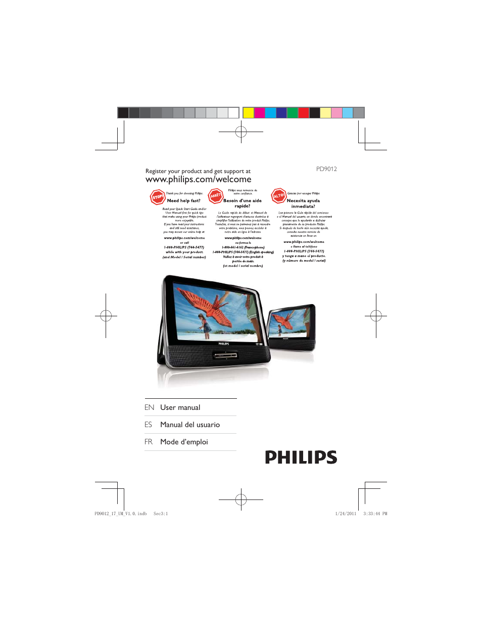 Philips PD9012-17 User Manual | 24 pages