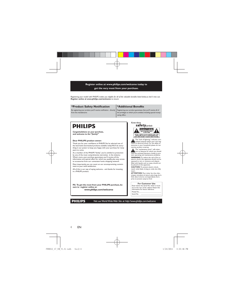 Philips PD9012-17 User Manual | Page 4 / 24