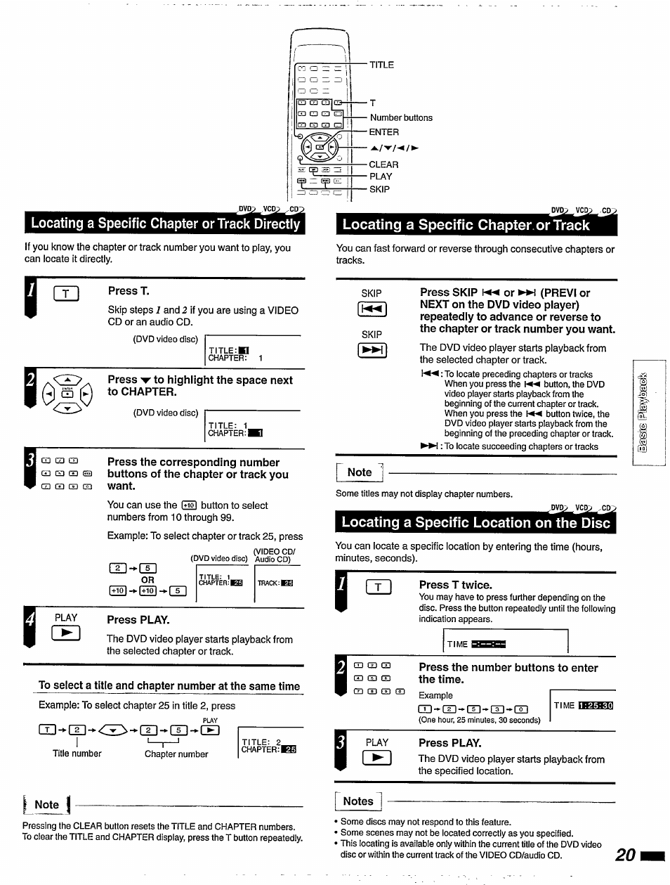 Locating a specific location on the disc, Dd-*cid | Philips DVD405AT98 User Manual | Page 21 / 48