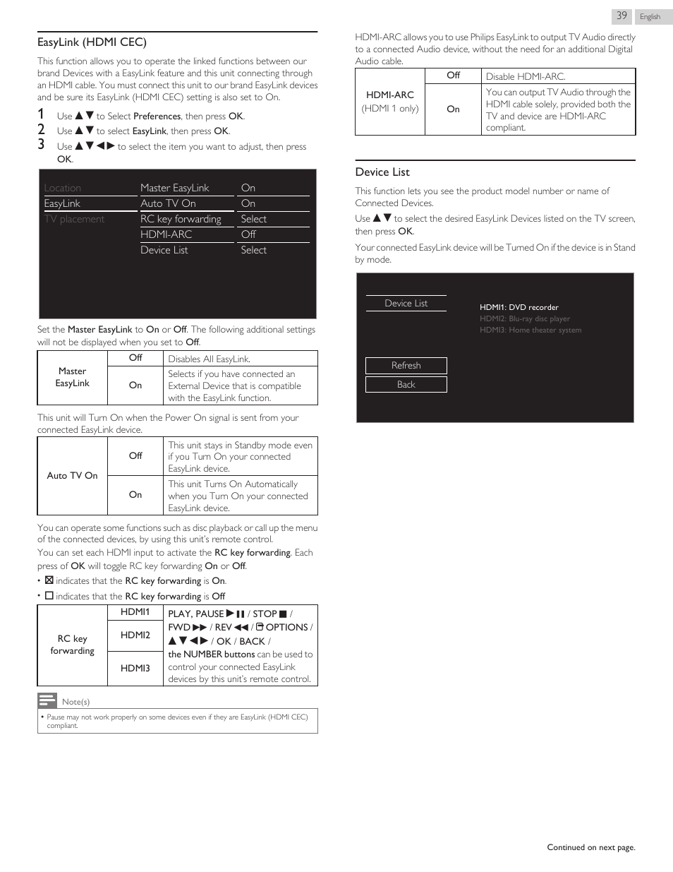 Philips 32PFL4909-F7 User Manual | Page 39 / 59