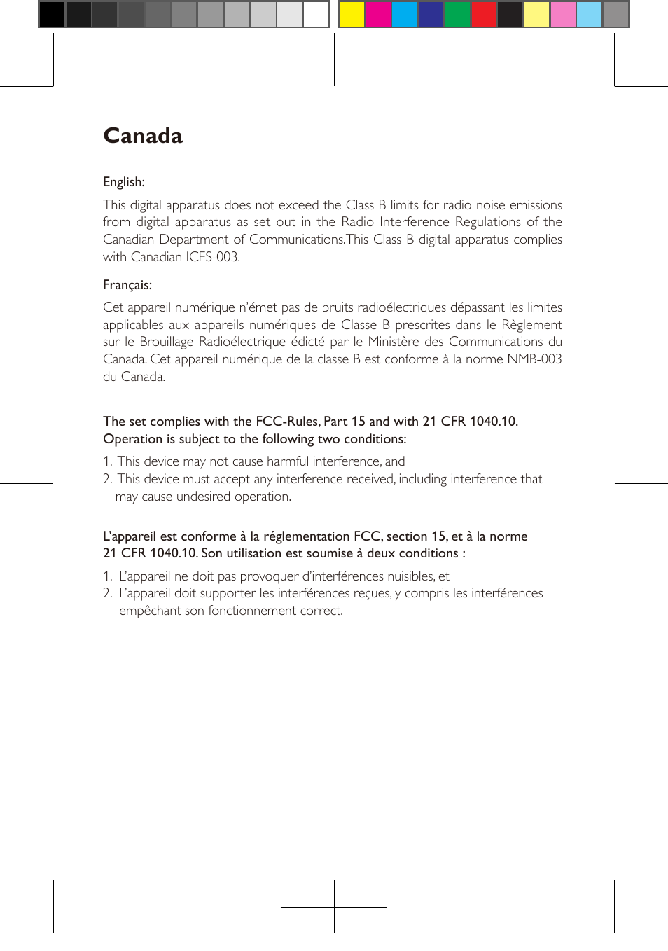 Canada | Philips PD9016-37 User Manual | Page 2 / 23