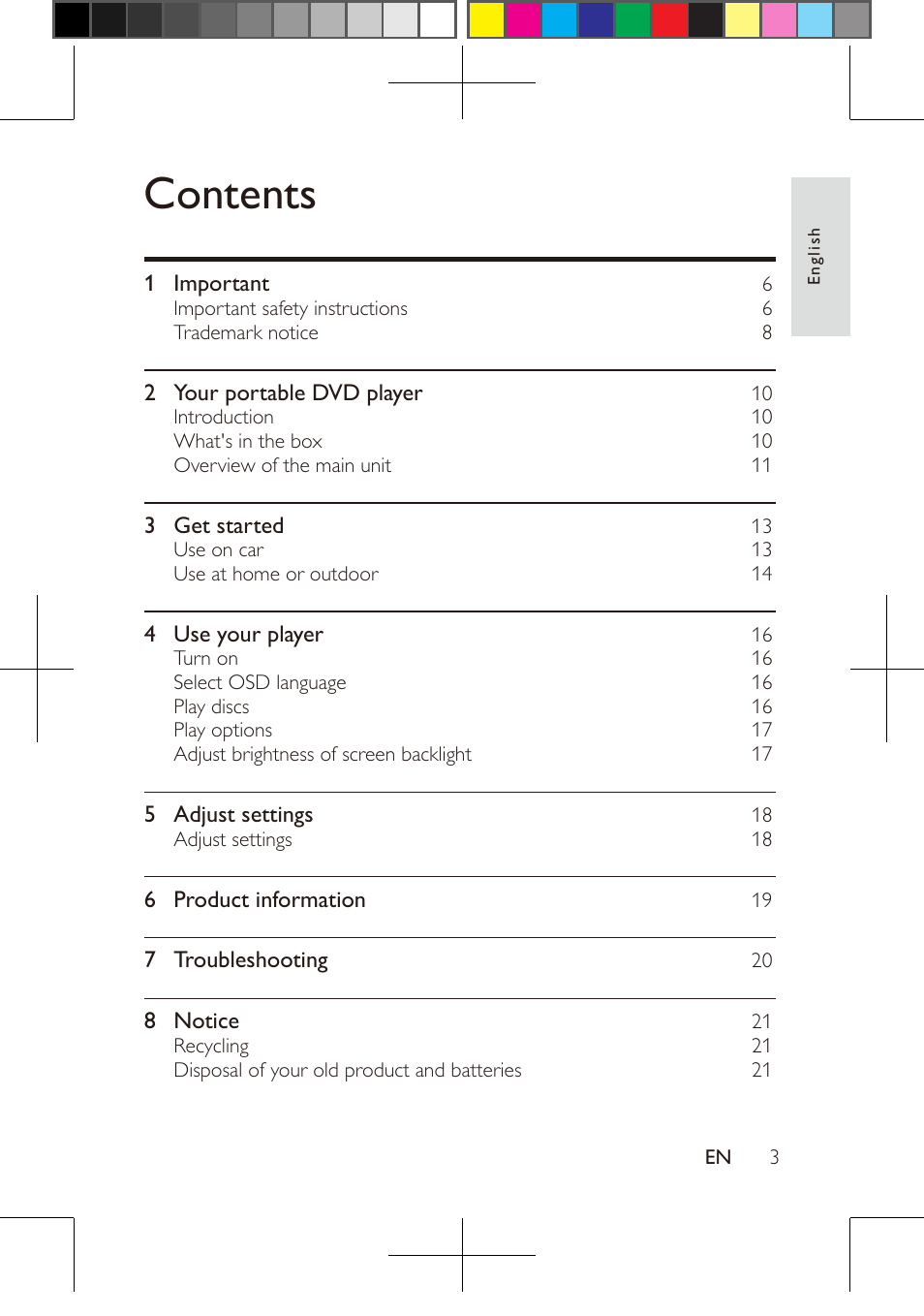 Philips PD9016-37 User Manual | Page 3 / 23