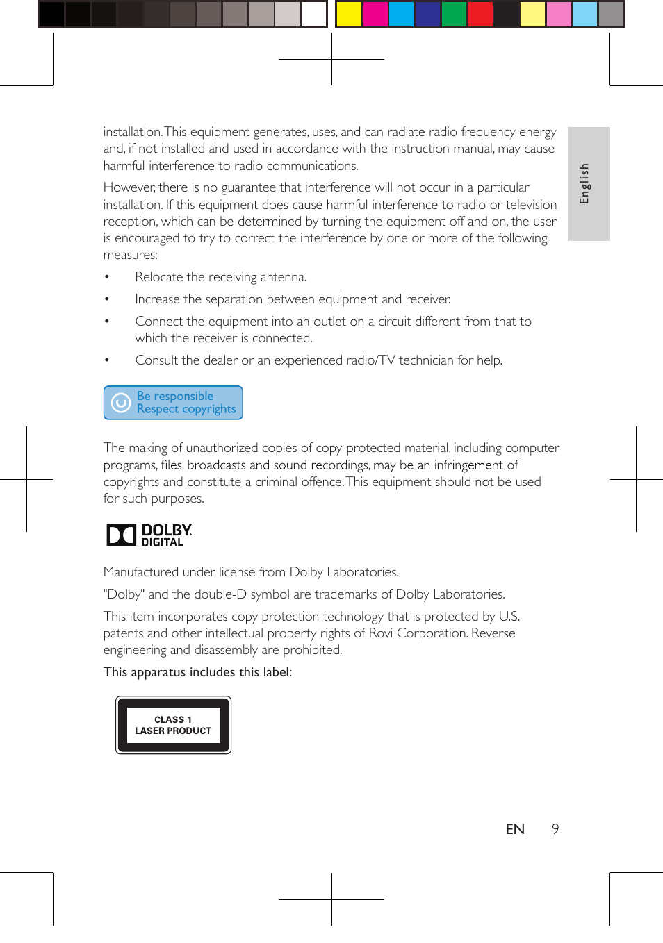 Philips PD9016-37 User Manual | Page 9 / 23