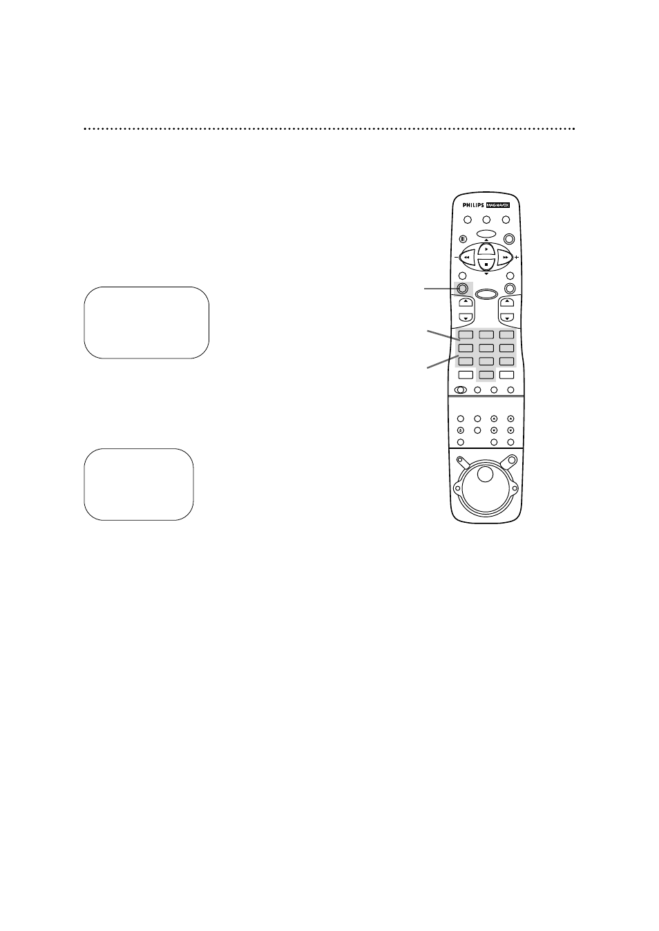 Setting the clock (cont’d) 15, Enter a 0 before a single digit number | Philips VRX562AT User Manual | Page 15 / 64