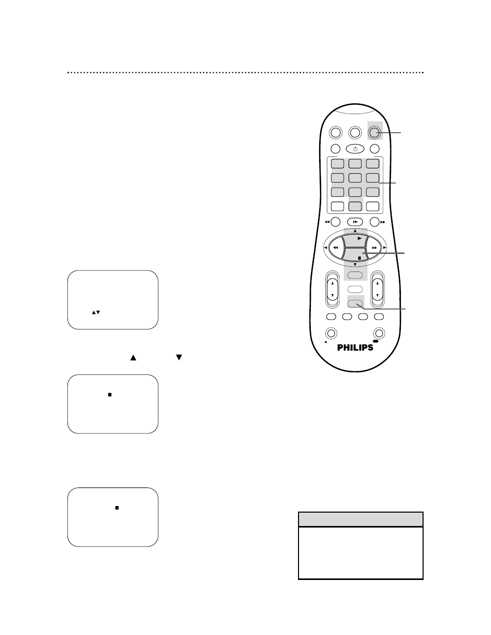 Helpful hint | Philips VR660BPH User Manual | Page 36 / 70