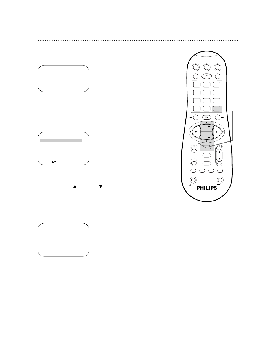 44 program overlap warning | Philips VR660BPH User Manual | Page 44 / 70