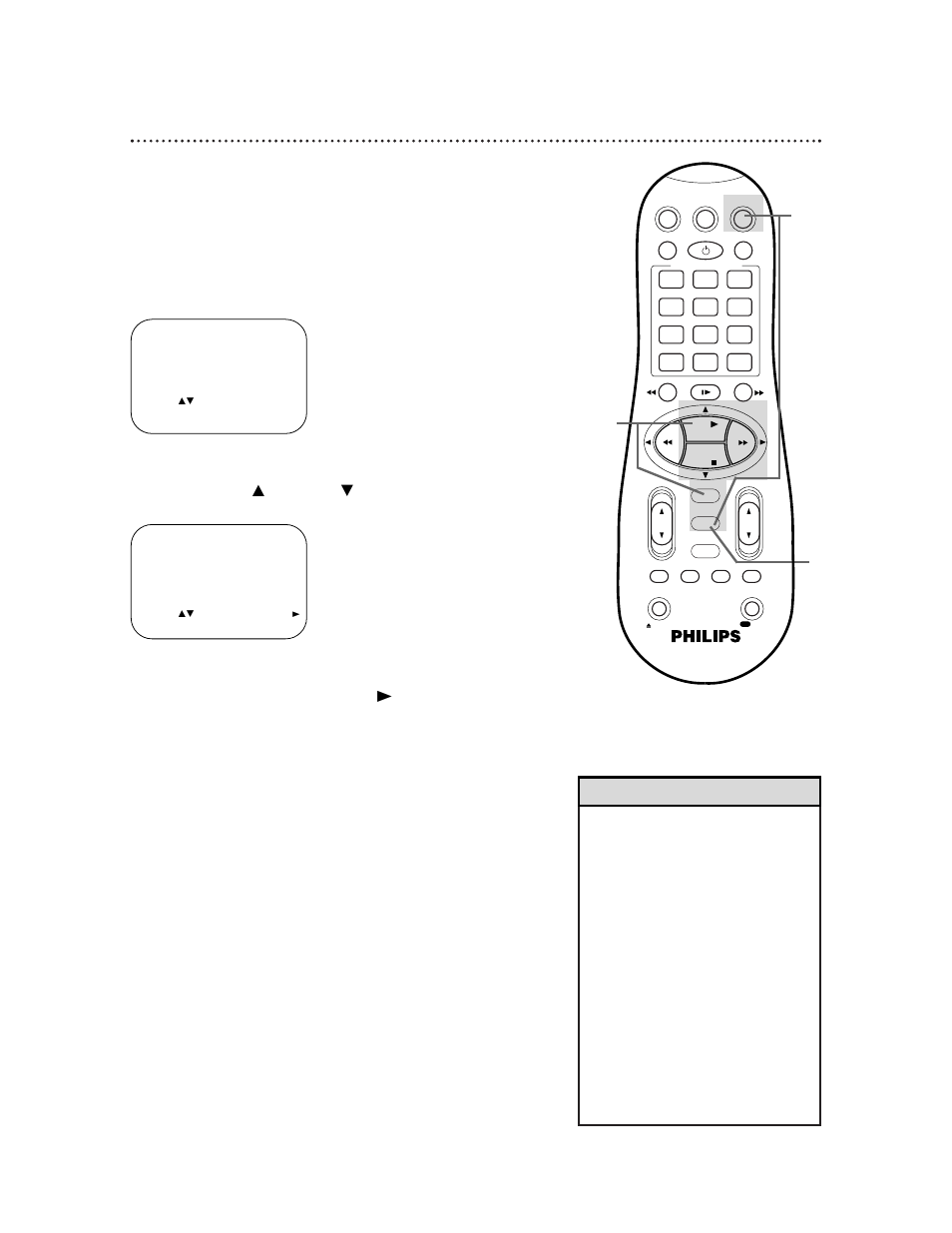 Digital studio picture control 57, Helpful hints, Press the vcr button, then press the menu button | Dspc will be selected. press the ff, Button so that on appears beside dspc | Philips VR660BPH User Manual | Page 57 / 70