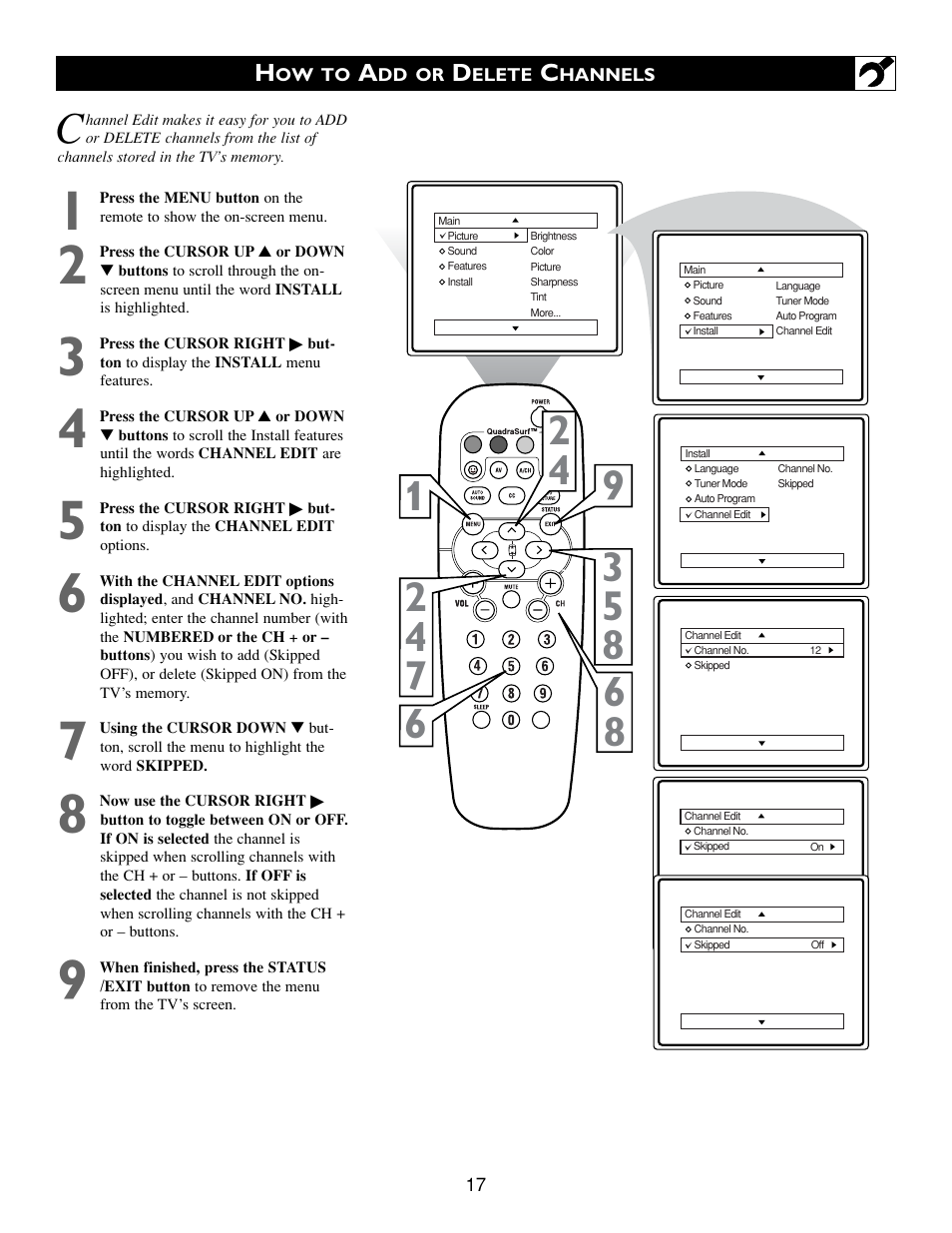 Philips 32PT543S-17 User Manual | Page 17 / 40