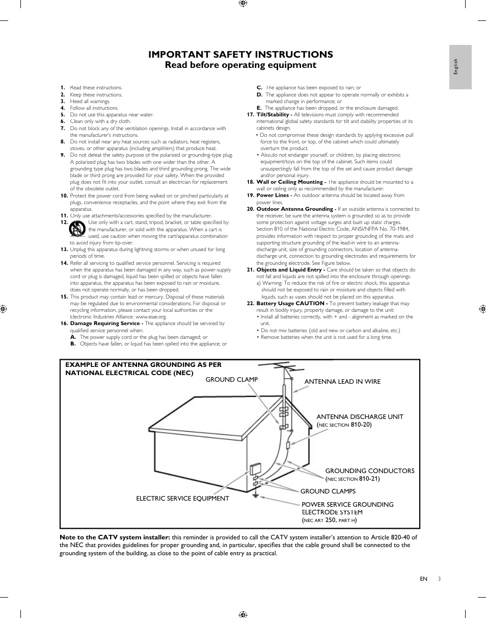 Philips 55PFL5505D-F7 User Manual | Page 4 / 37