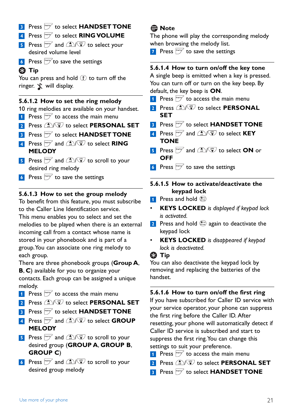 Philips Cordless phone answer machine CD4452B User Manual | Page 23 / 48