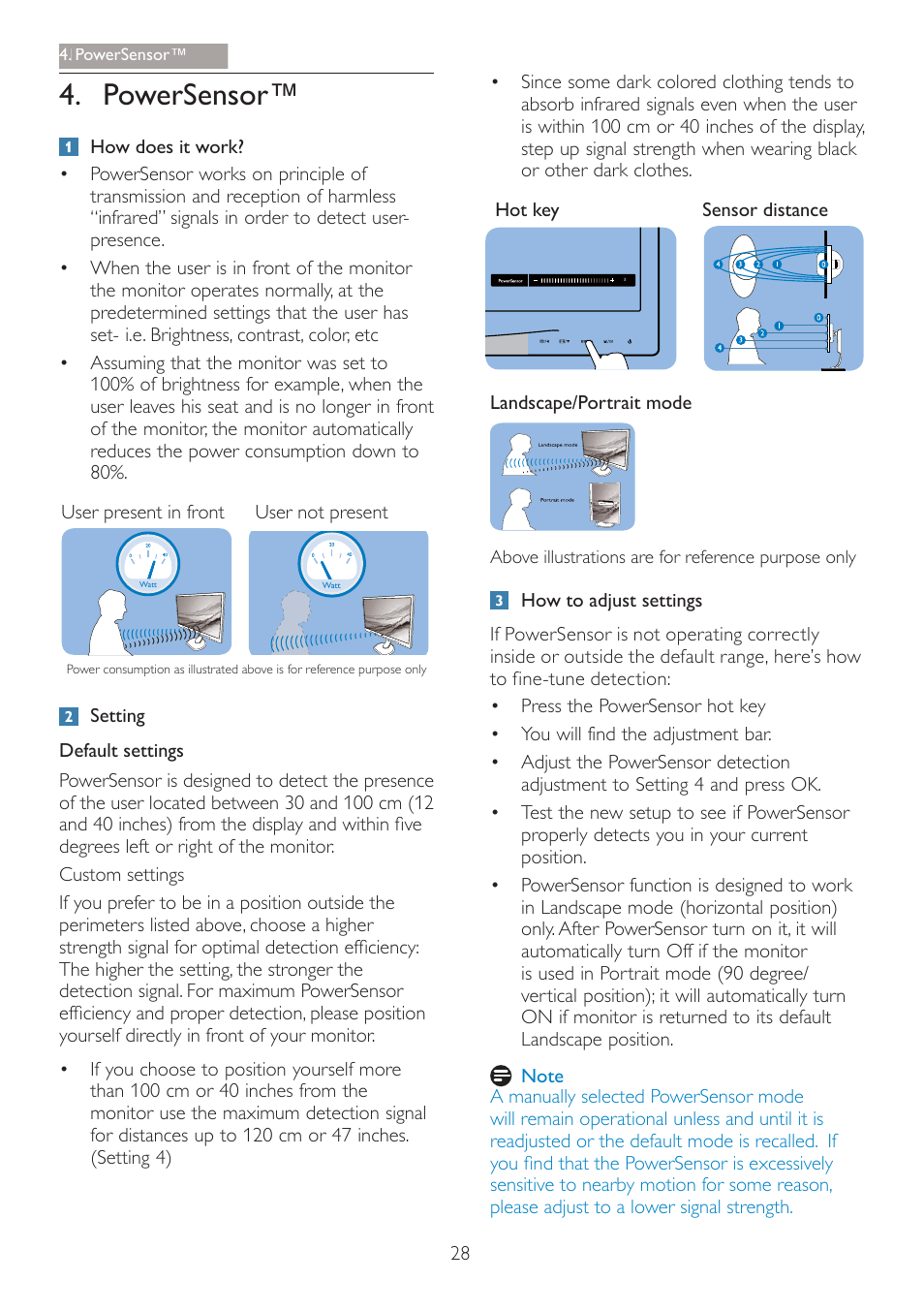Powersensor | Philips C240P4QPYEW-27 User Manual | Page 30 / 51