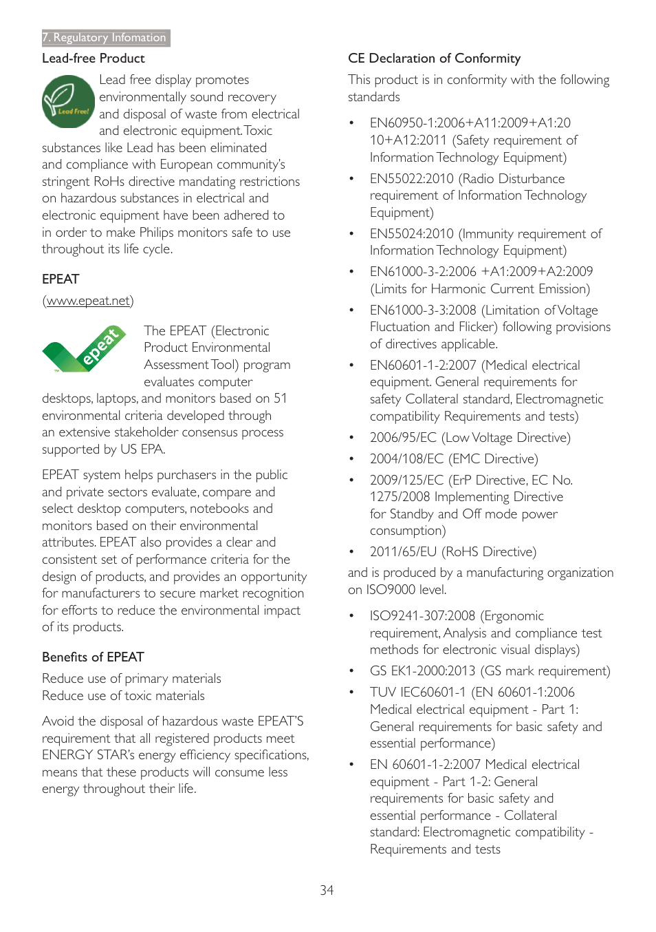 Philips C240P4QPYEW-27 User Manual | Page 36 / 51