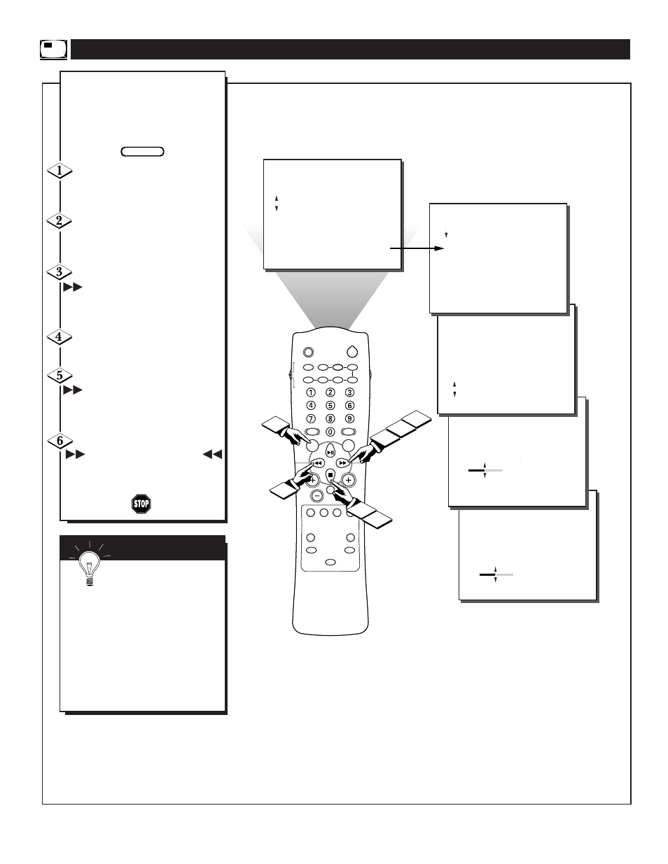 Pip c, Djusting the, Olor and | Philips MX3291B User Manual | Page 40 / 48