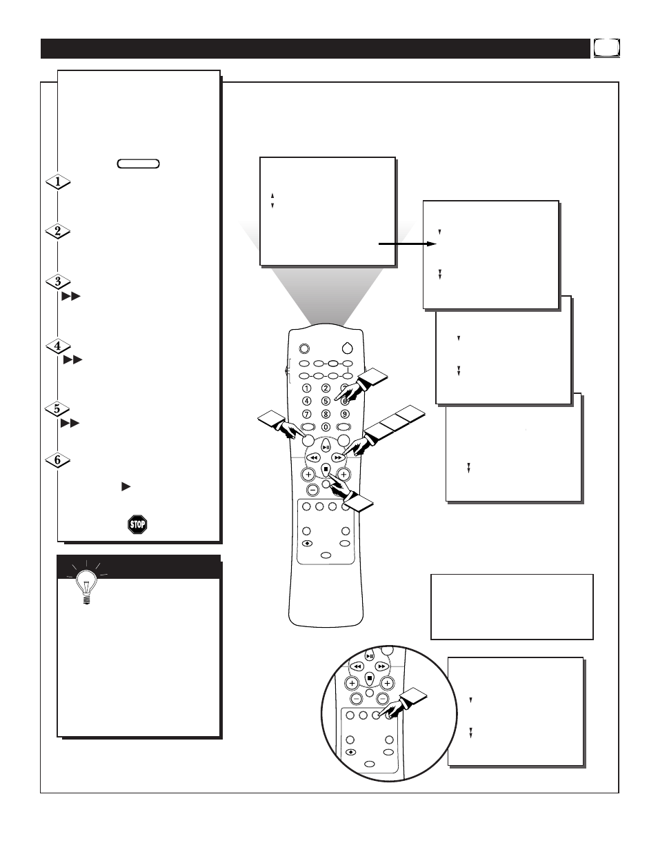 Etting the, Lock | Philips MX3291B User Manual | Page 7 / 48