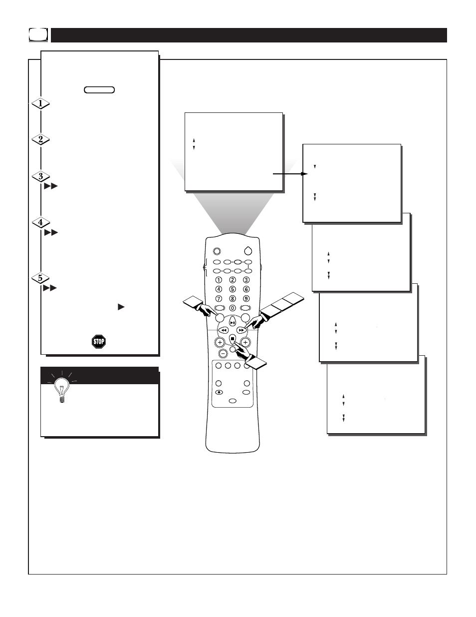Ctivating the, Imer, Ontrol | Philips MX3291B User Manual | Page 8 / 48