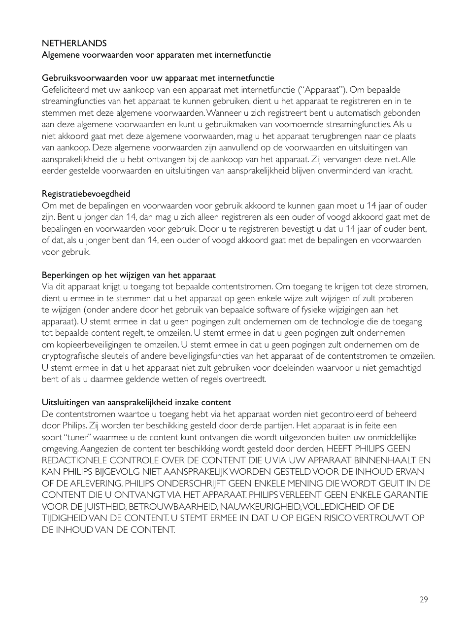 Philips HD camcorder CAM200WH User Manual | Page 29 / 40