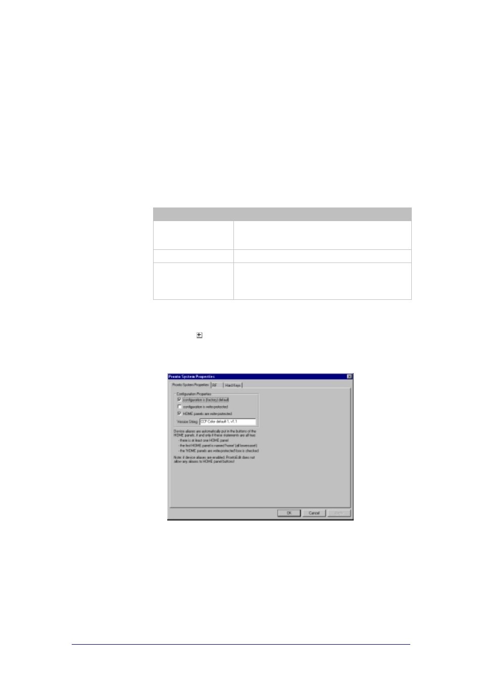 Properties, System properties, Opening the system properties | Philips TSU600099 User Manual | Page 44 / 76