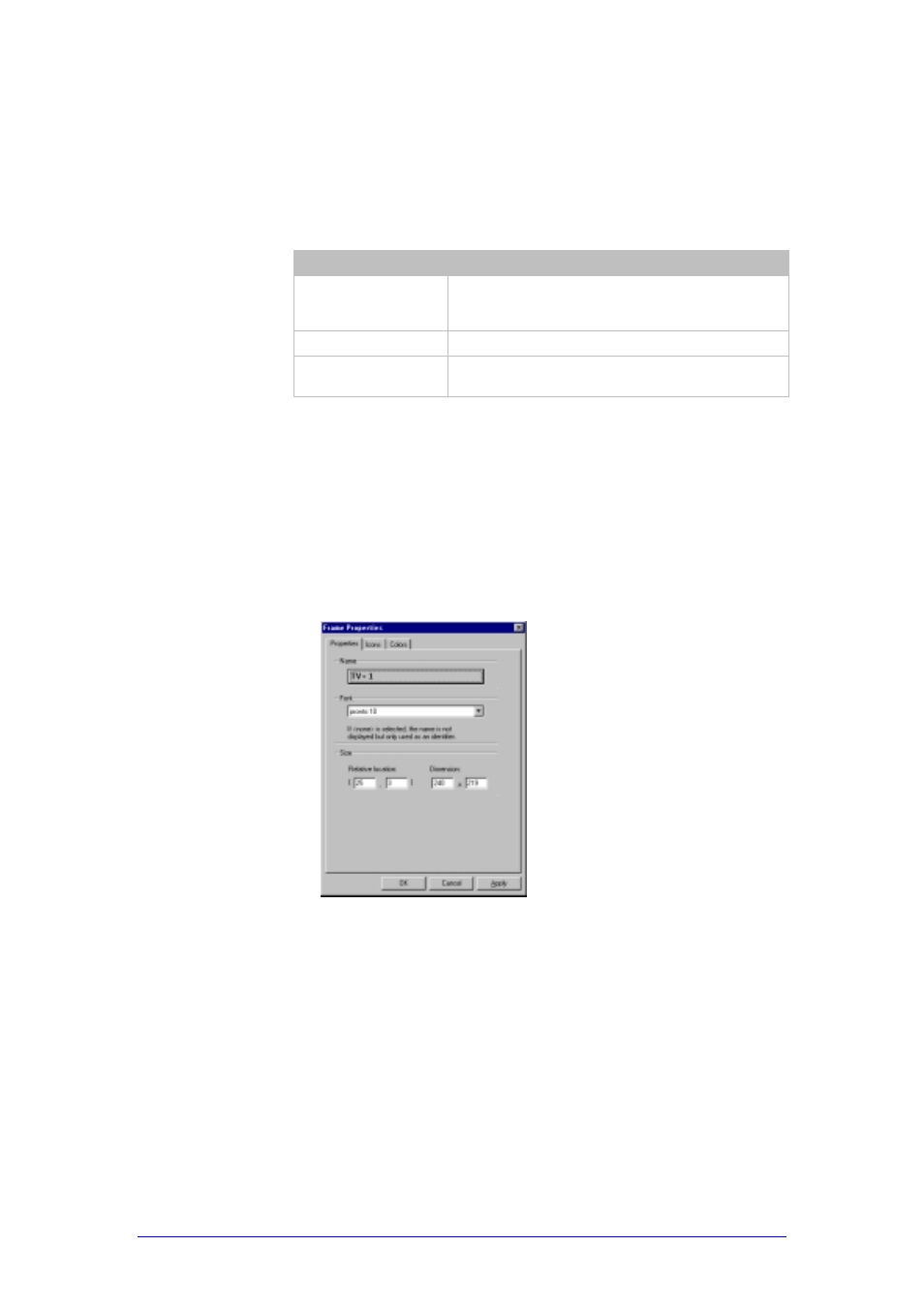 Frame properties, Opening the frame properties | Philips TSU600099 User Manual | Page 45 / 76