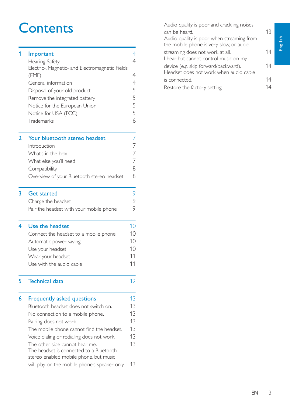Philips SHB9100-28 User Manual | Page 2 / 15