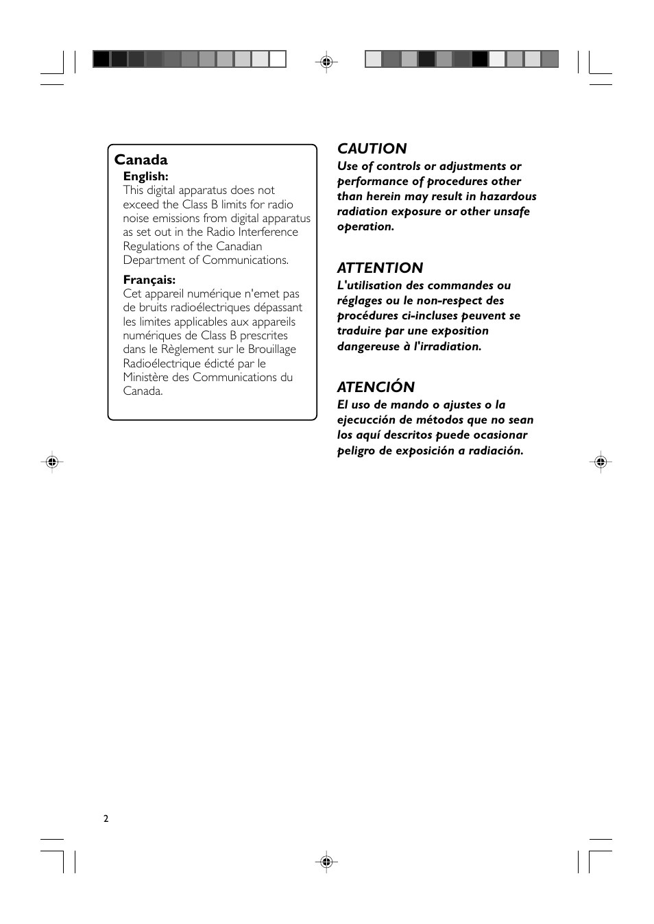 Philips MC138-37 User Manual | Page 2 / 23