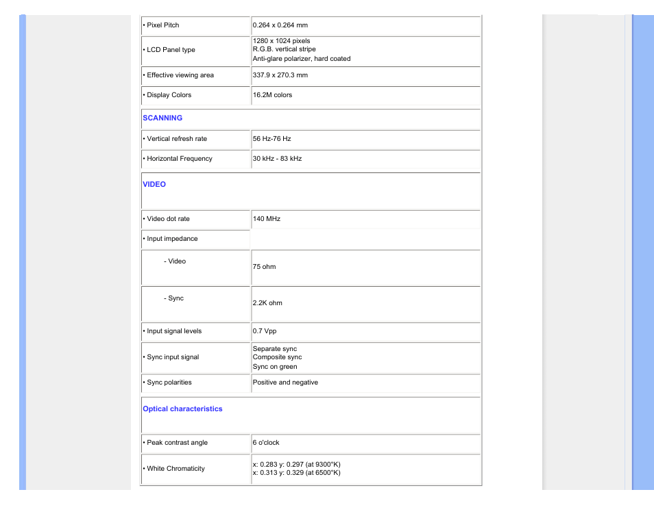 Philips 170P7EB-27 User Manual | Page 30 / 103