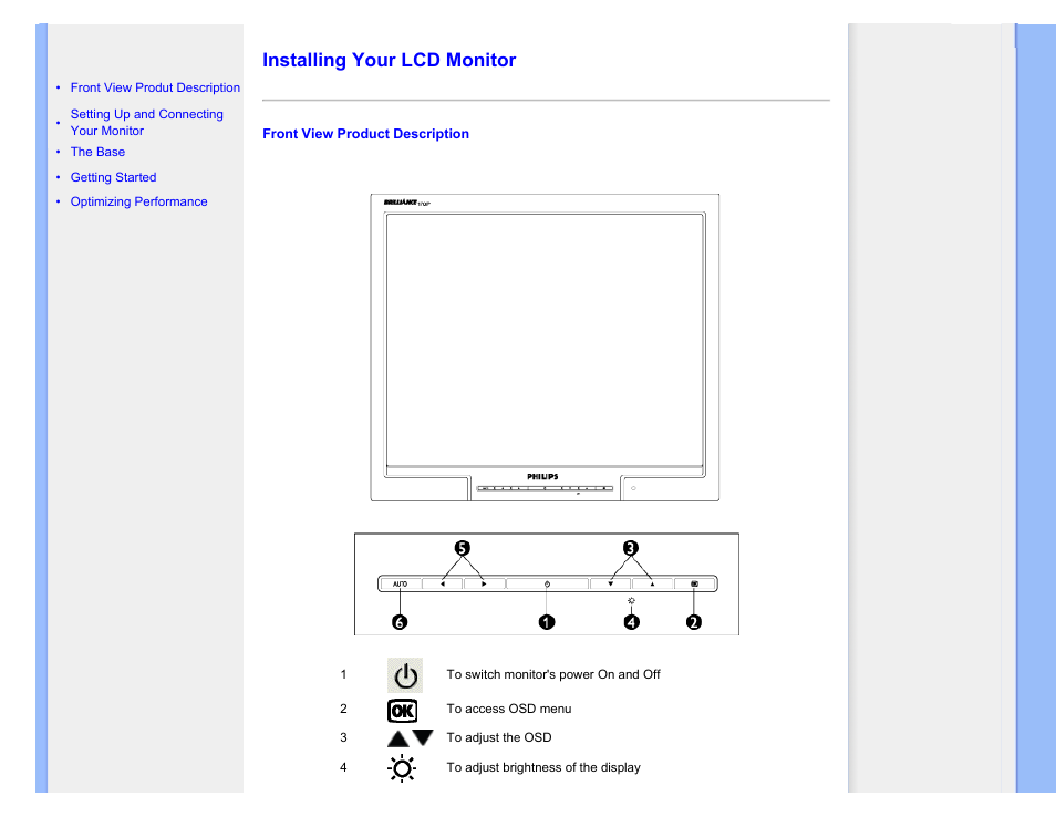 Installing your lcd monitor, Installing your monitor | Philips 170P7EB-27 User Manual | Page 52 / 103