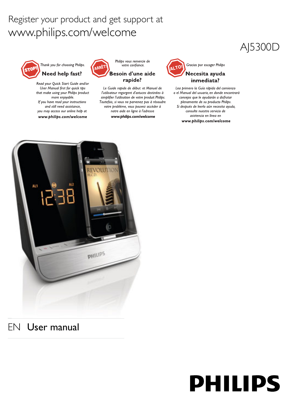 Philips AJ5300D-37 User Manual | 33 pages