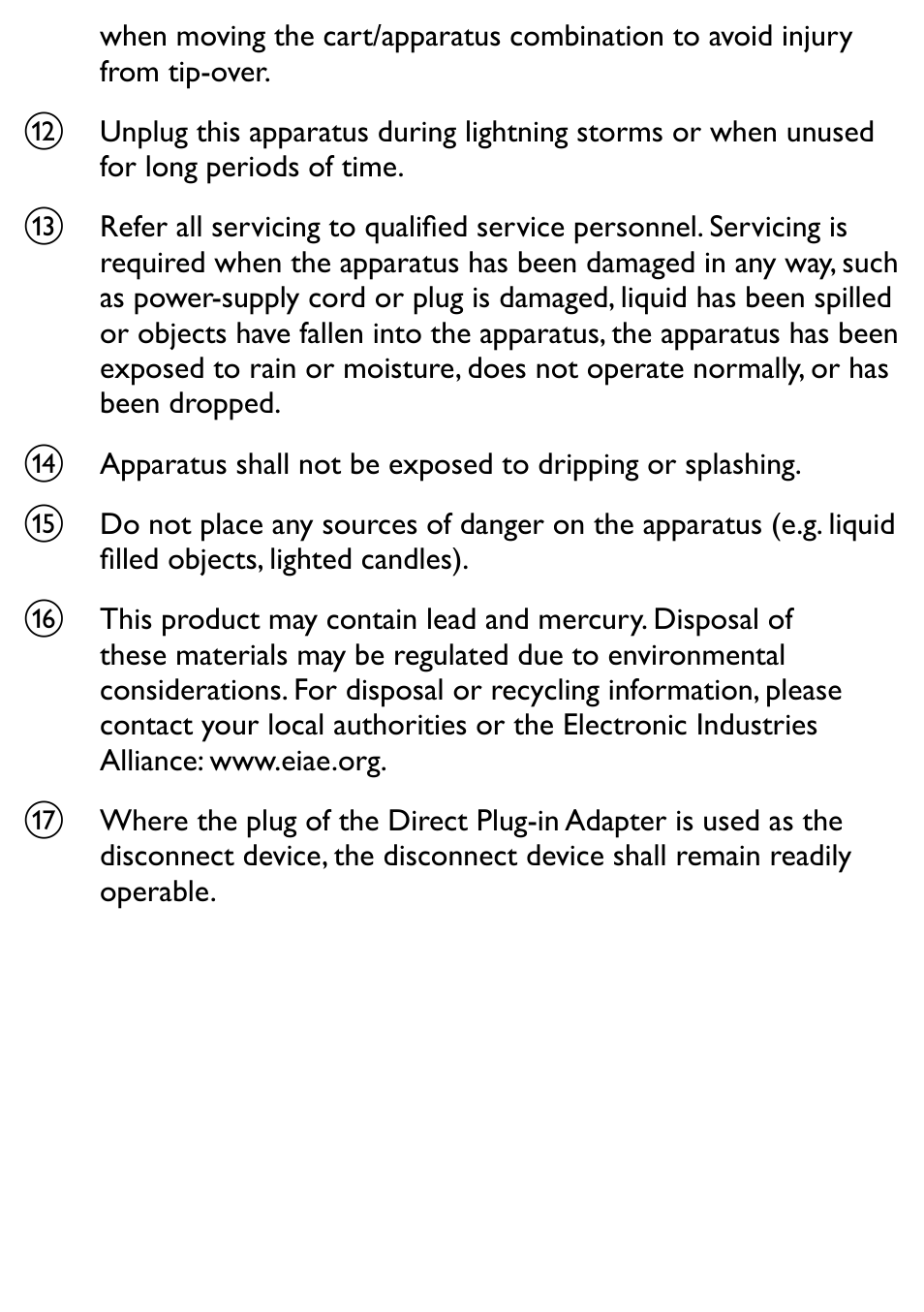 Philips AJ5300D-37 User Manual | Page 13 / 33