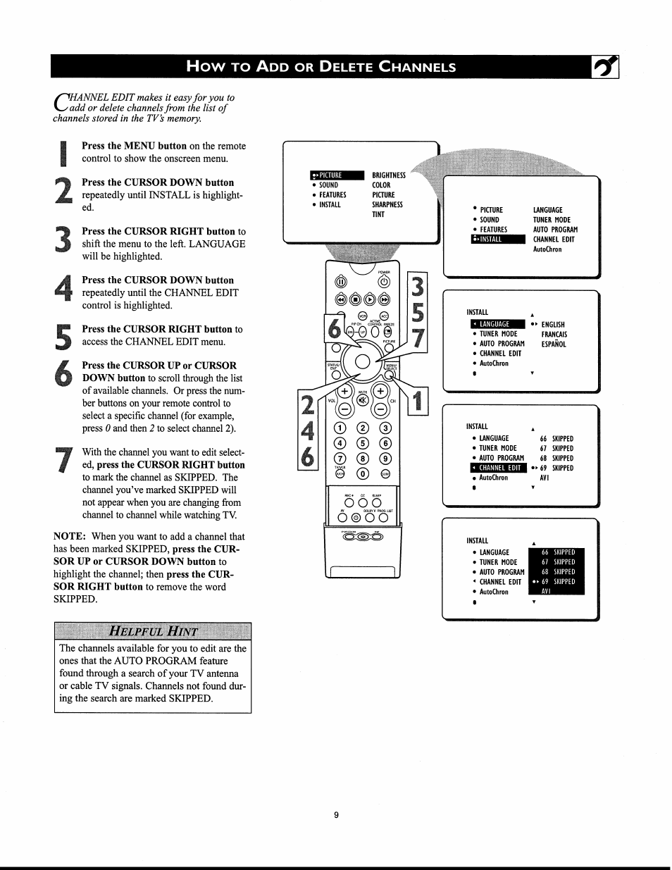 O o o, O © o o, J) (d (d | Philips 30PW862H User Manual | Page 17 / 108