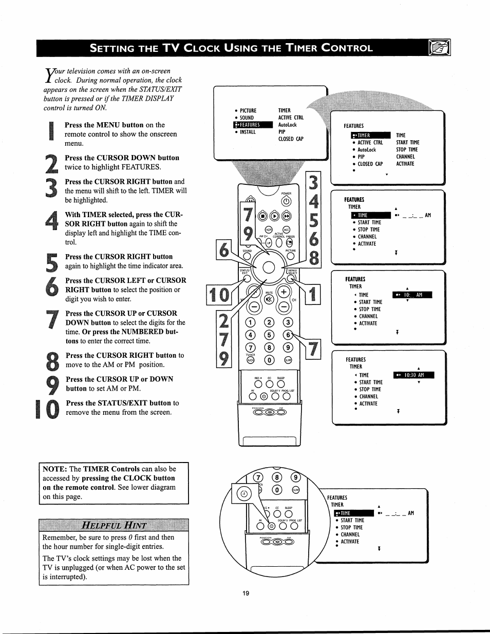 O® oo, D) 7 ### о, Ss 0 | О @ (d, O o o, O ® o o, Tv c | Philips 30PW862H User Manual | Page 37 / 108