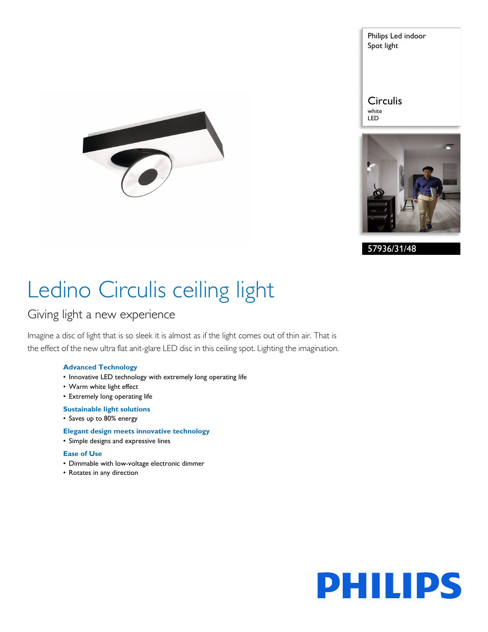 Philips 579363148 User Manual | 2 pages