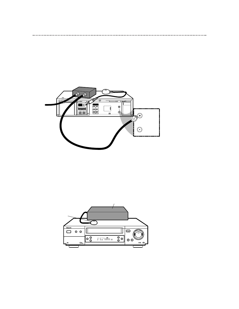 Connecting the controller 45, Cable box/dbs controller | Philips VRA999PH99 User Manual | Page 45 / 68