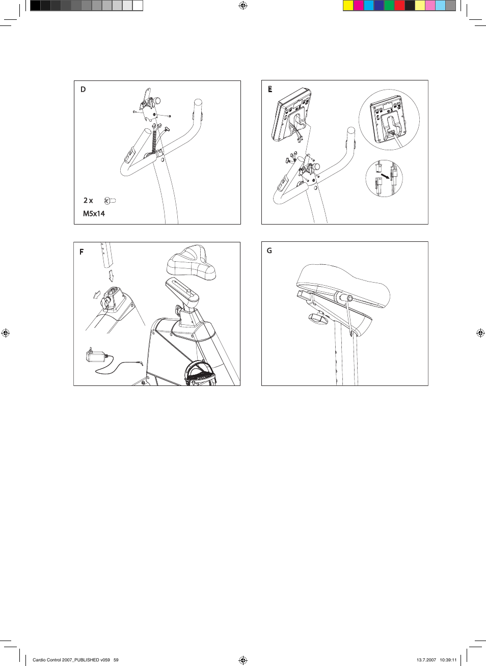 Accell Cardio Control User Manual | Page 59 / 64