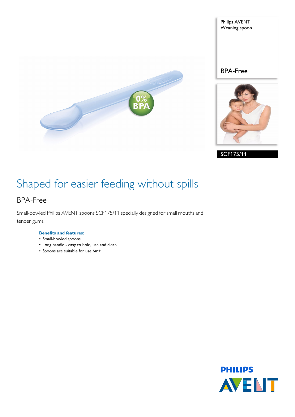 Philips SCF175-11 User Manual | 2 pages