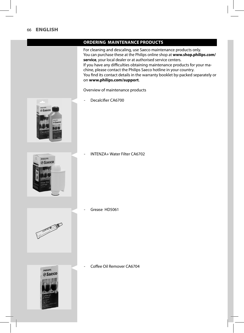 Philips HD8753-87 User Manual | Page 68 / 72