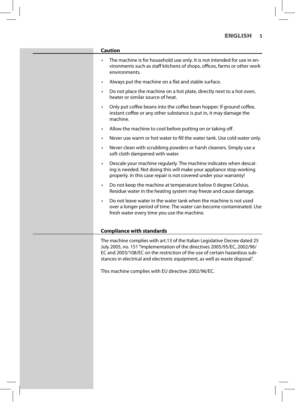 Philips HD8753-87 User Manual | Page 7 / 72
