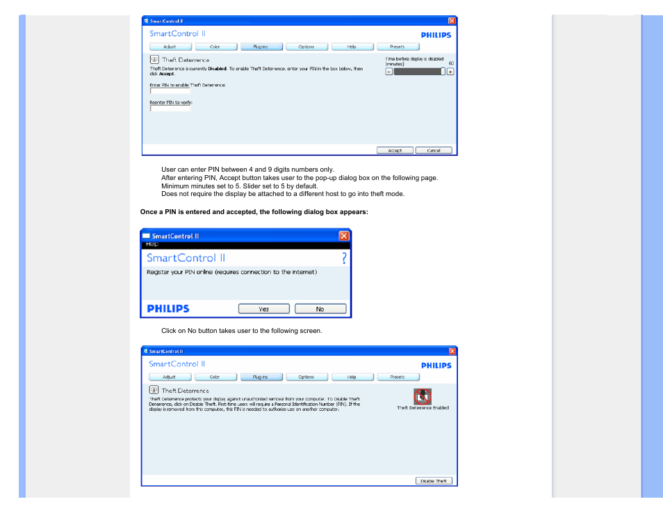 Philips Brilliance LCD monitor with SmartImage 17S1SB 43 cm 17" S-line Format 54 User Manual | Page 47 / 95