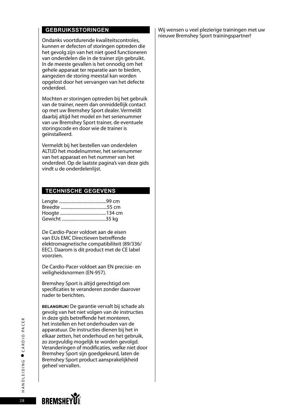 Accell CARDIO PACER User Manual | Page 28 / 64