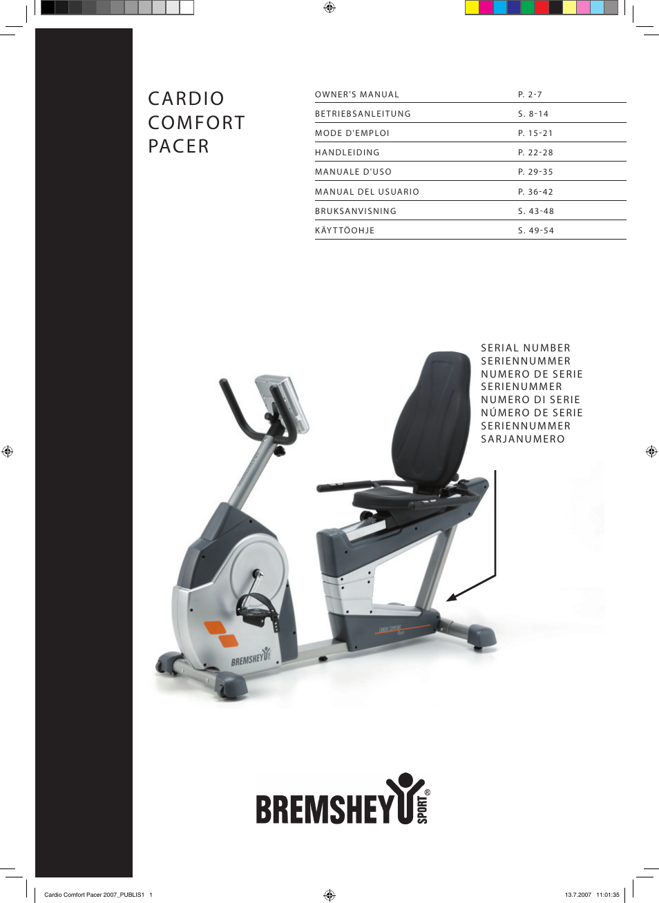 Accell Cardio Comfort Pacer User Manual | 68 pages