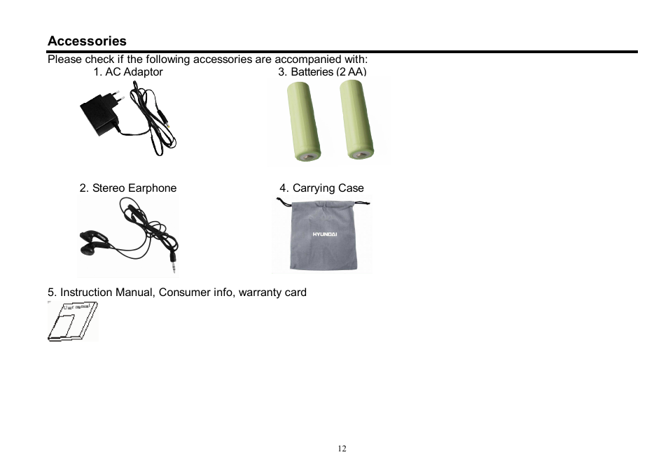 Hyundai H-CD7005 User Manual | Page 12 / 28