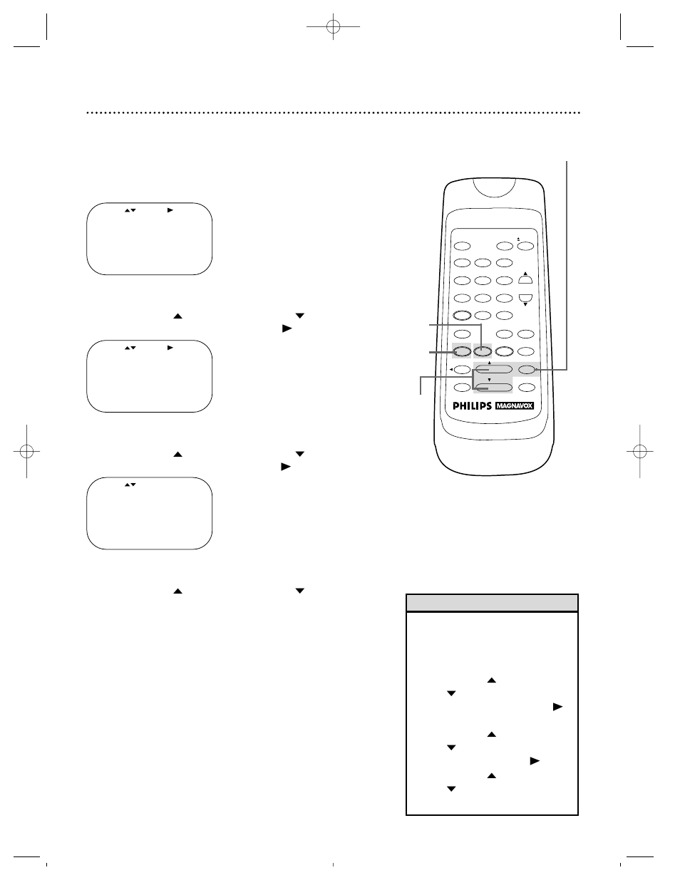 Language selection 17 | Philips VRX240AT99 User Manual | Page 17 / 48