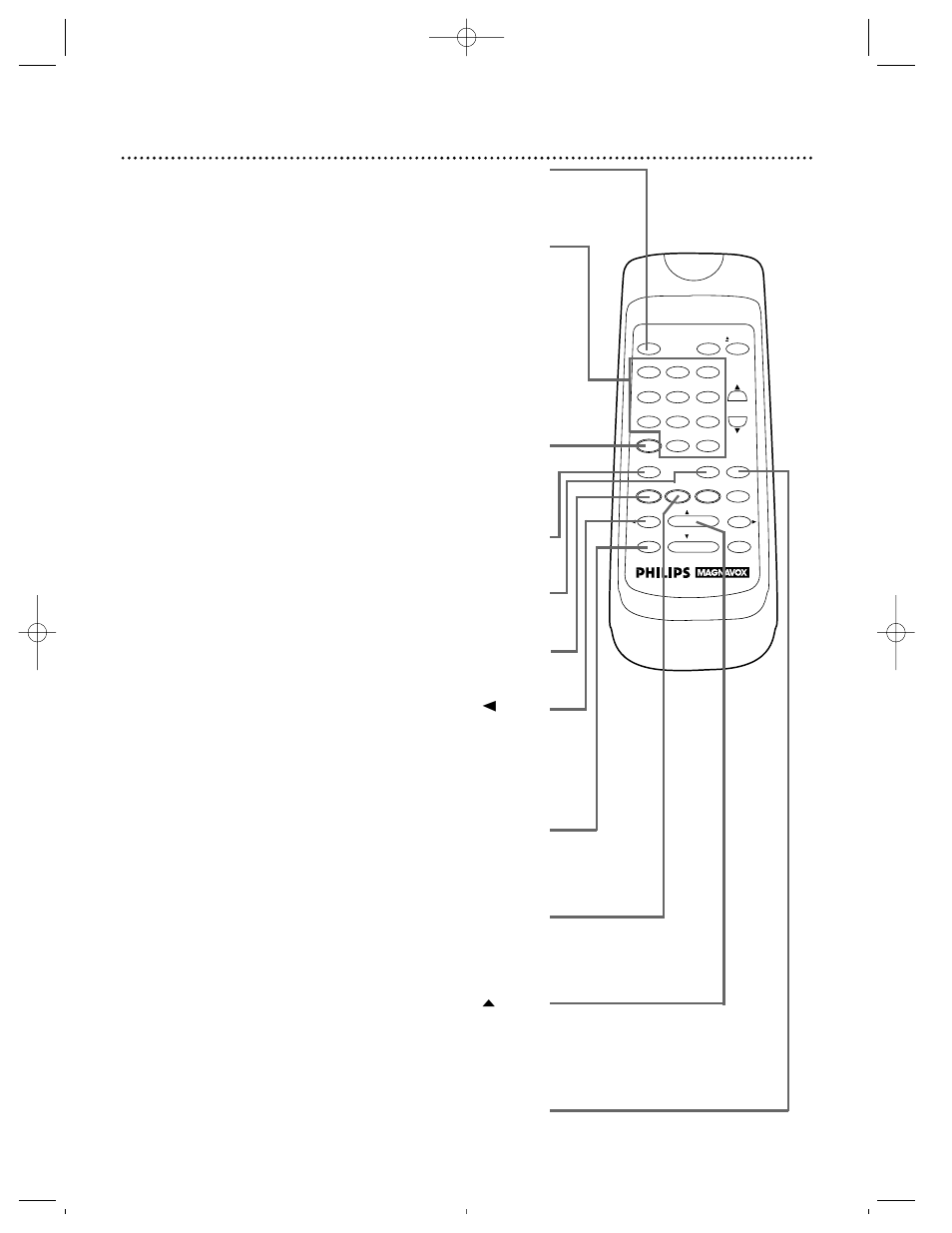 18 remote control buttons | Philips VRX240AT99 User Manual | Page 18 / 48