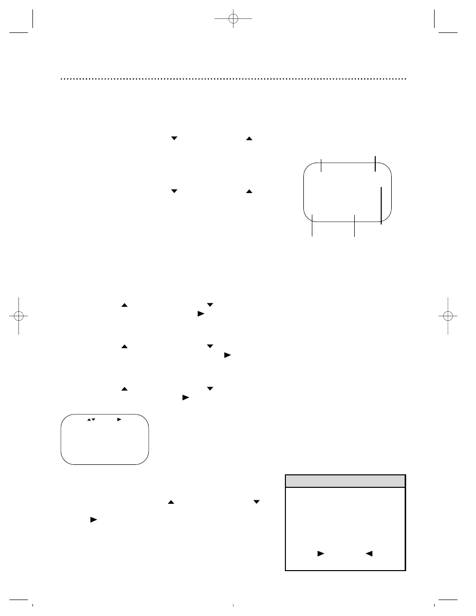 20 on-screen status displays | Philips VRX240AT99 User Manual | Page 20 / 48