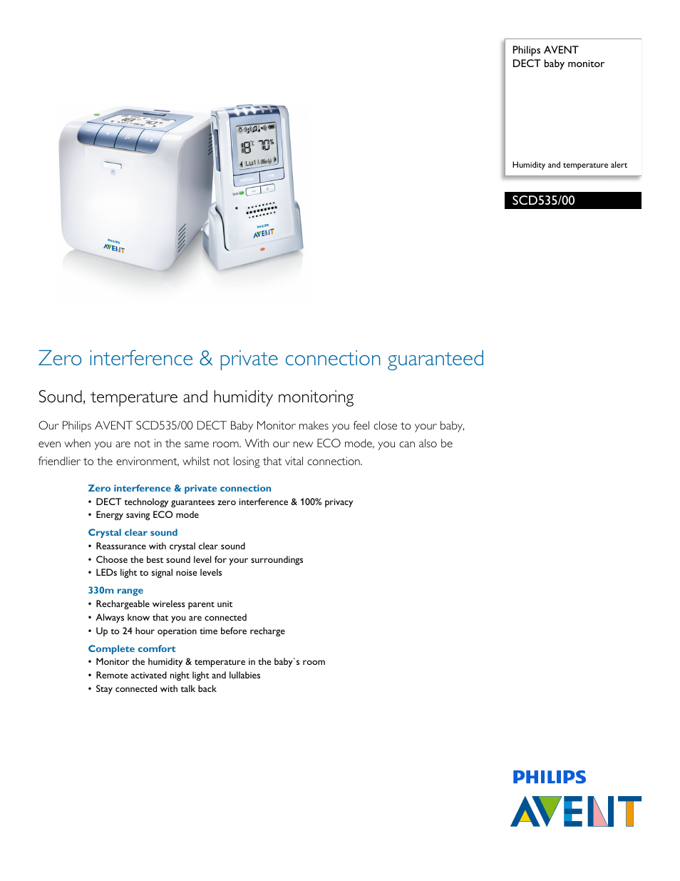 Philips SCD535-00 User Manual | 3 pages