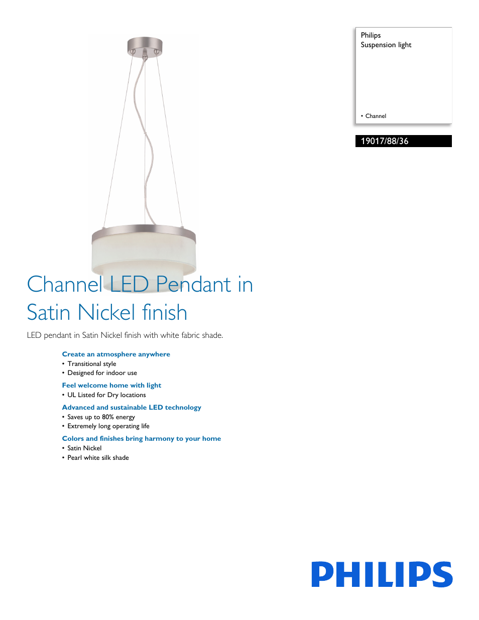 Philips 190178836 User Manual | 2 pages