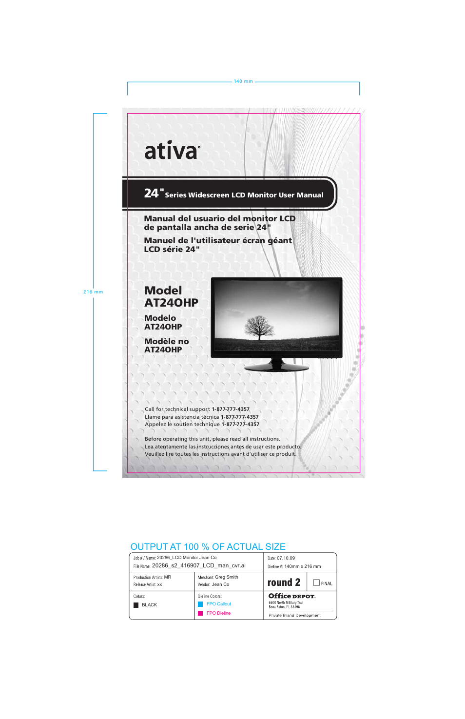 Ativa AT24OHP User Manual | 40 pages