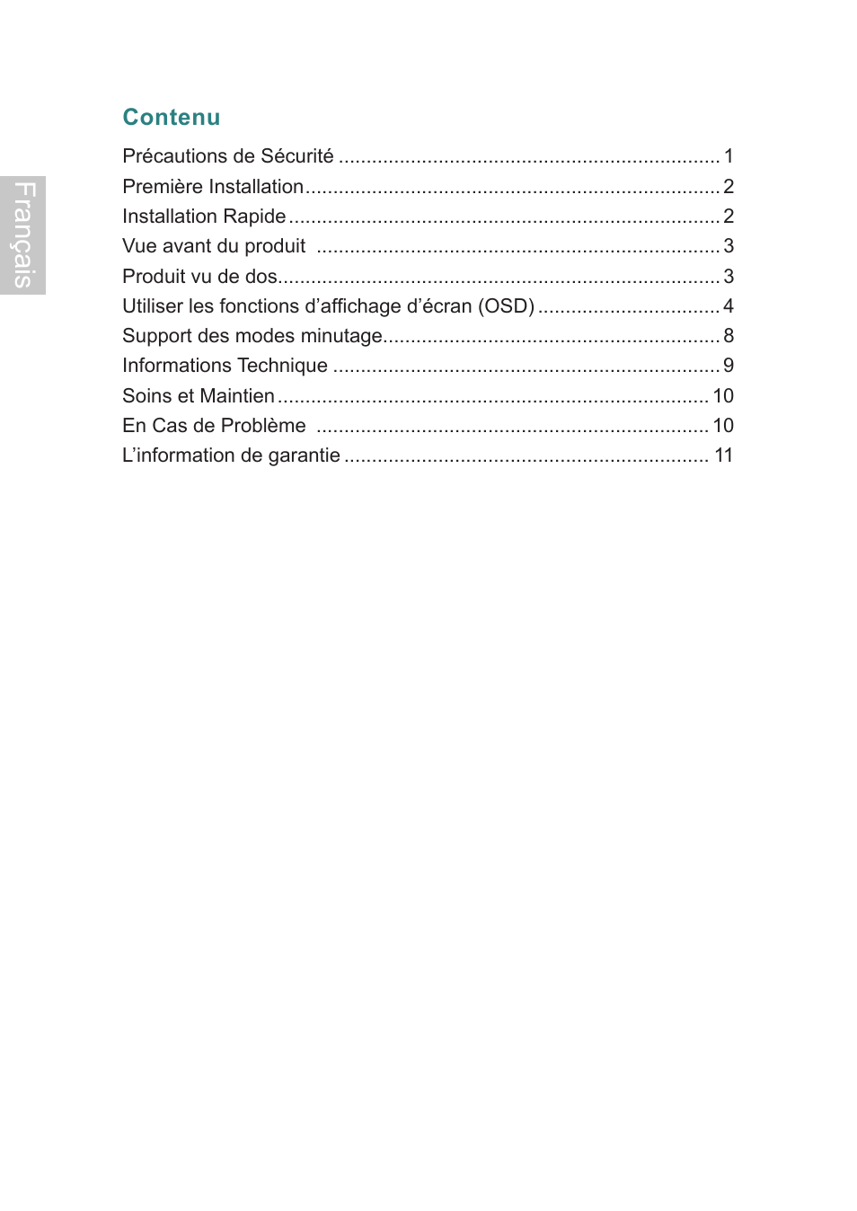 Français | Ativa AT24OHP User Manual | Page 16 / 40